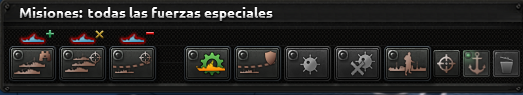 Captura oficial de la barra de misiones navales disponibles
